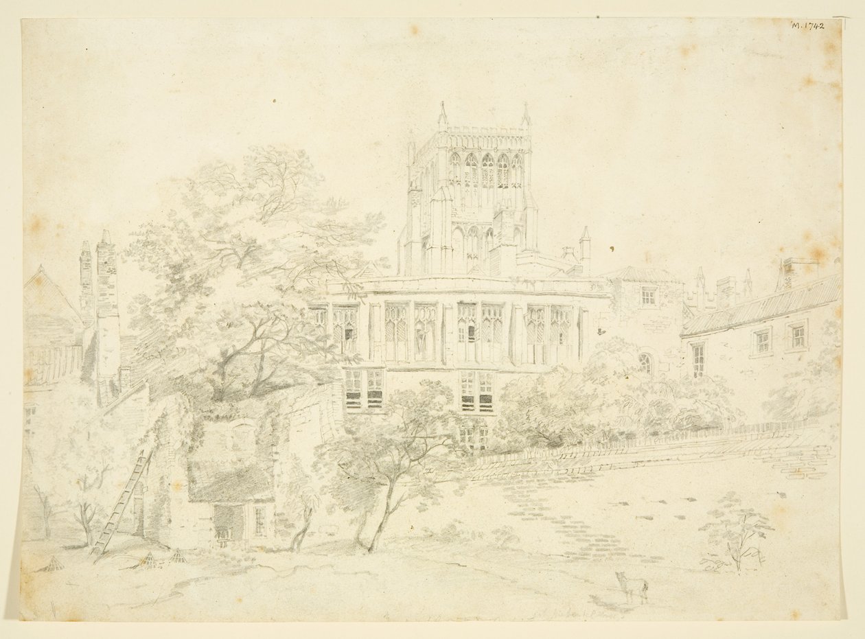 Facciata del giardino di una delle case prebendali da The Rev. John Eagles