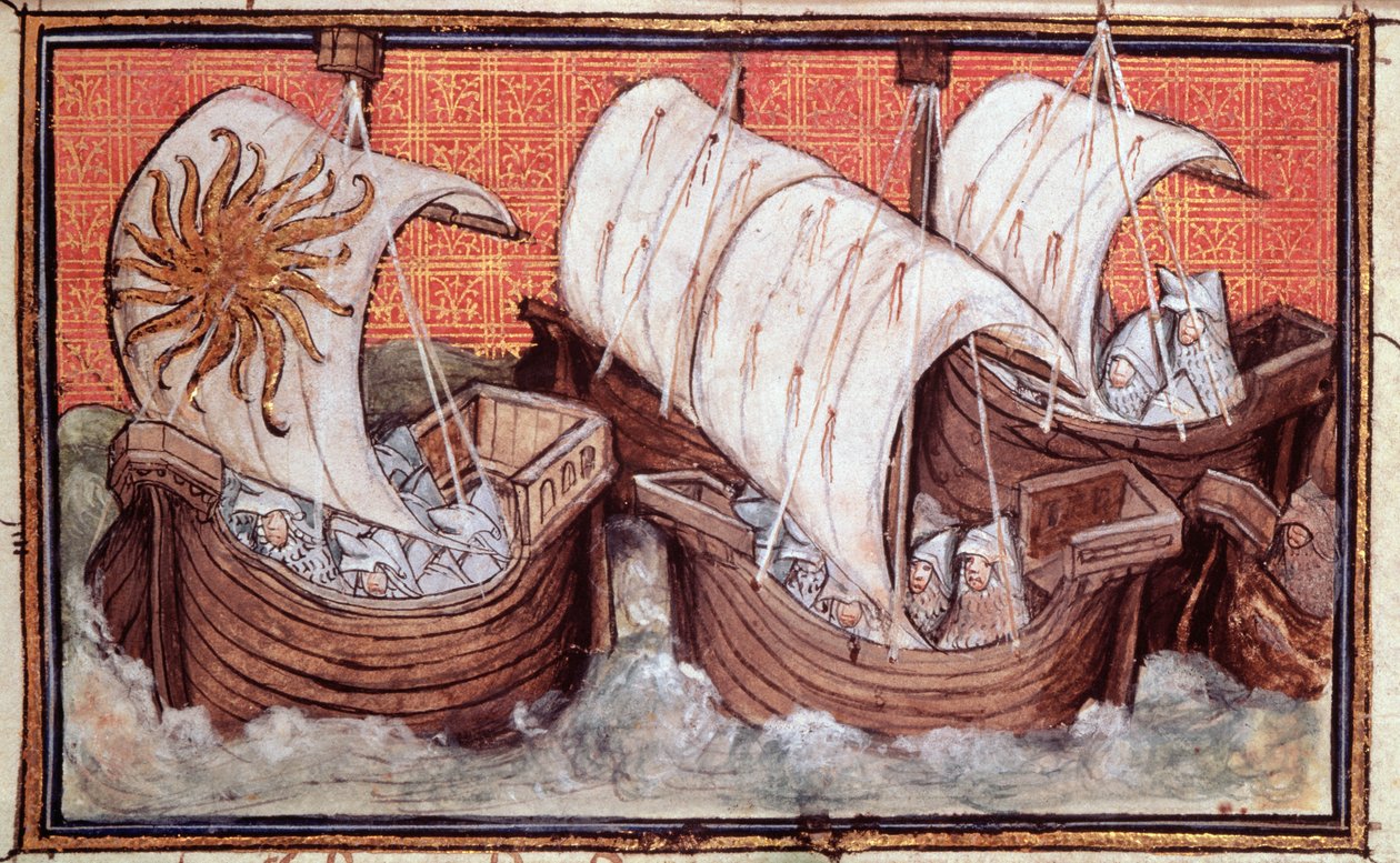 La flotta di Riccardo II parte dall
