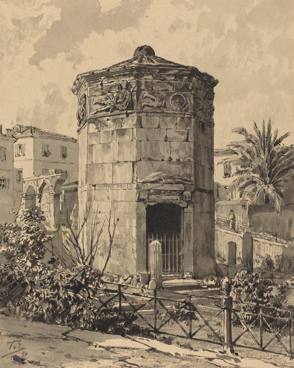 Torre dei Venti da Themistocles von Eckenbrecher