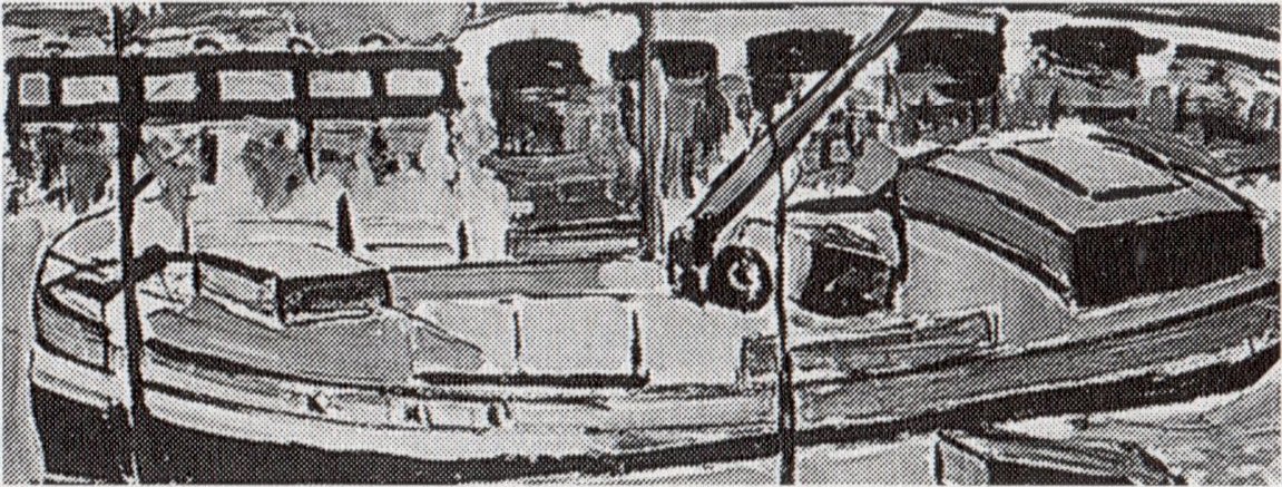 Barca in un canale da Theo van Doesburg