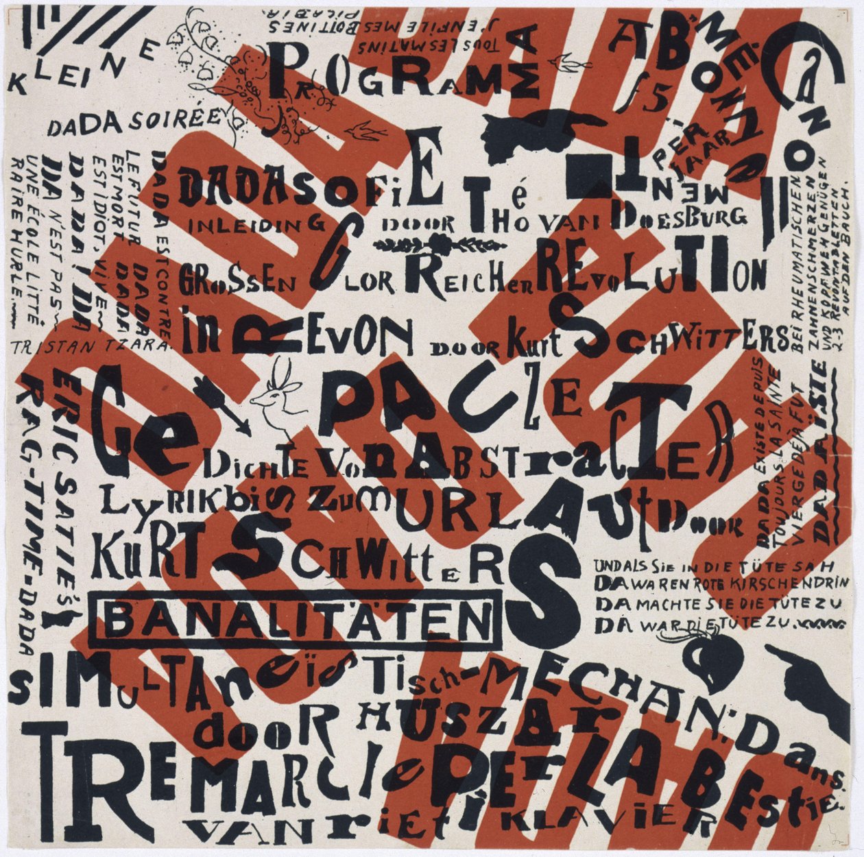 Kleine Dada Soirée, 1922 da Theo van Doesburg