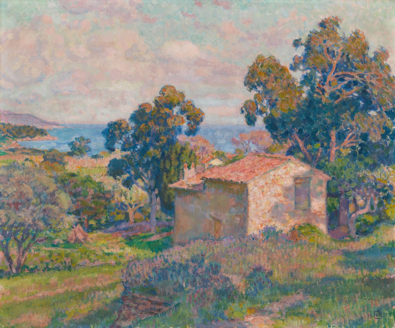 Paesaggio della Provenza da Théo van Rysselberghe