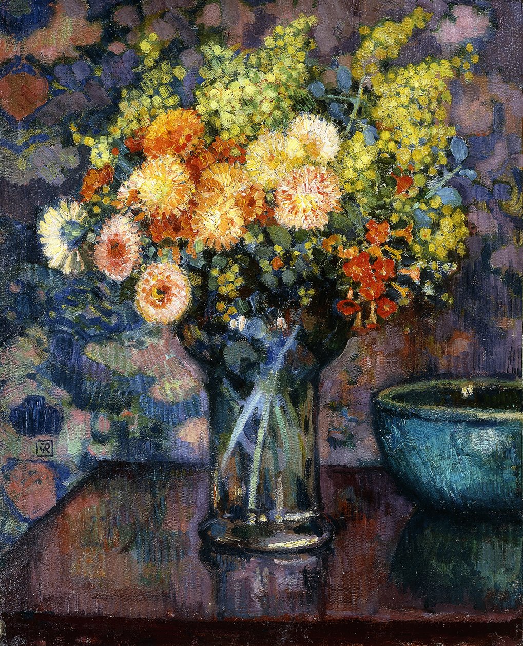Vaso di fiori; Vase de Fleurs, c.1911 da Théo van Rysselberghe