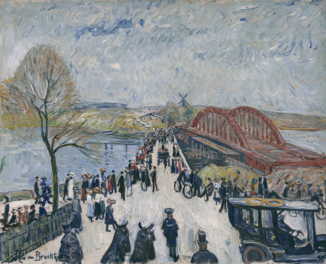 Inaugurazione solenne del ponte Havel presso Baumgartenbrück da Theo von Brockhusen