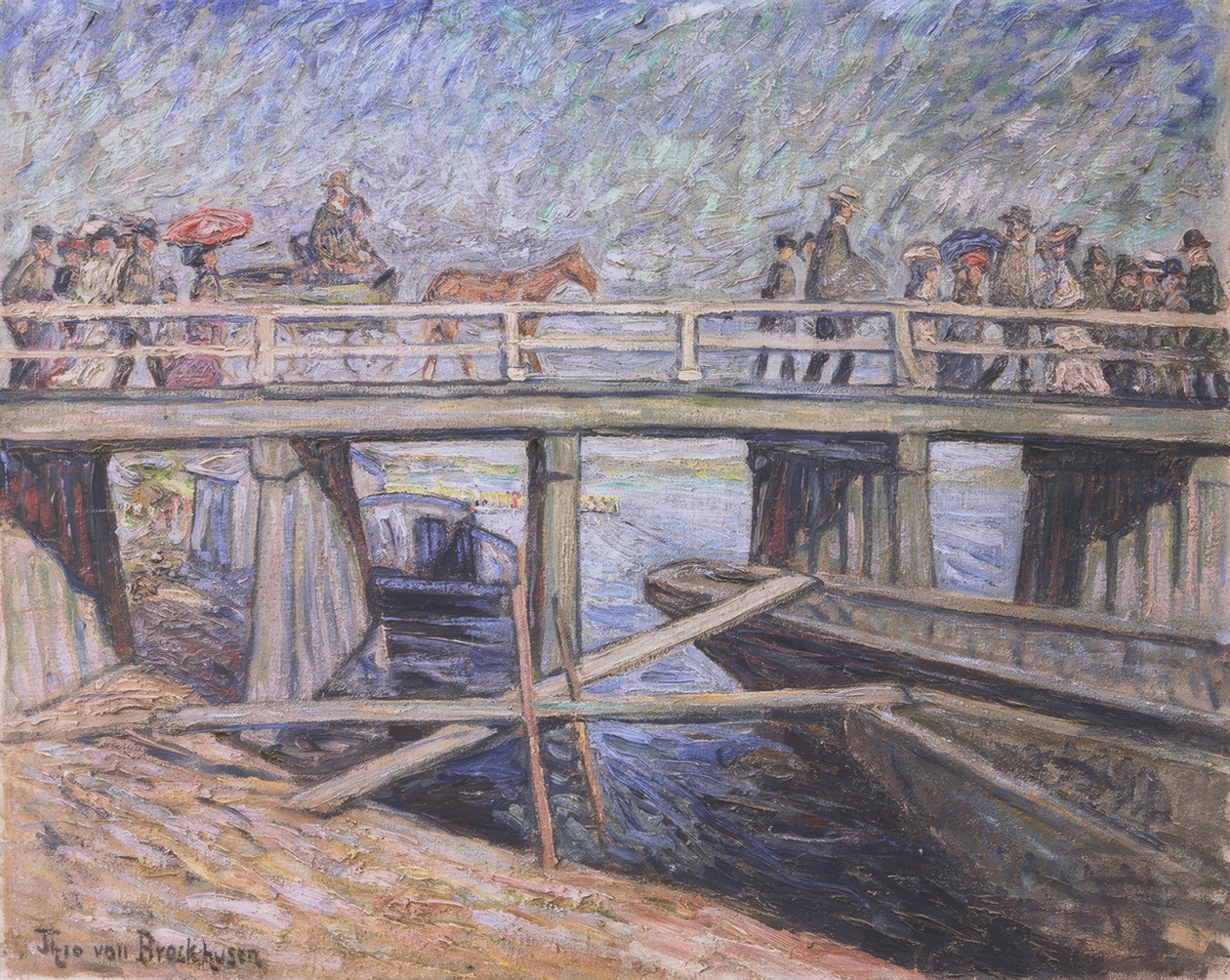 Ponte di legno a Baumgartenbrück da Theo von Brockhusen