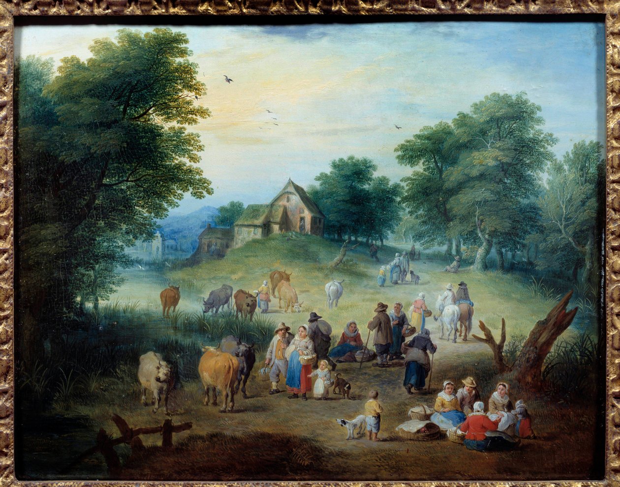 Scena di campagna da Theobald Michau