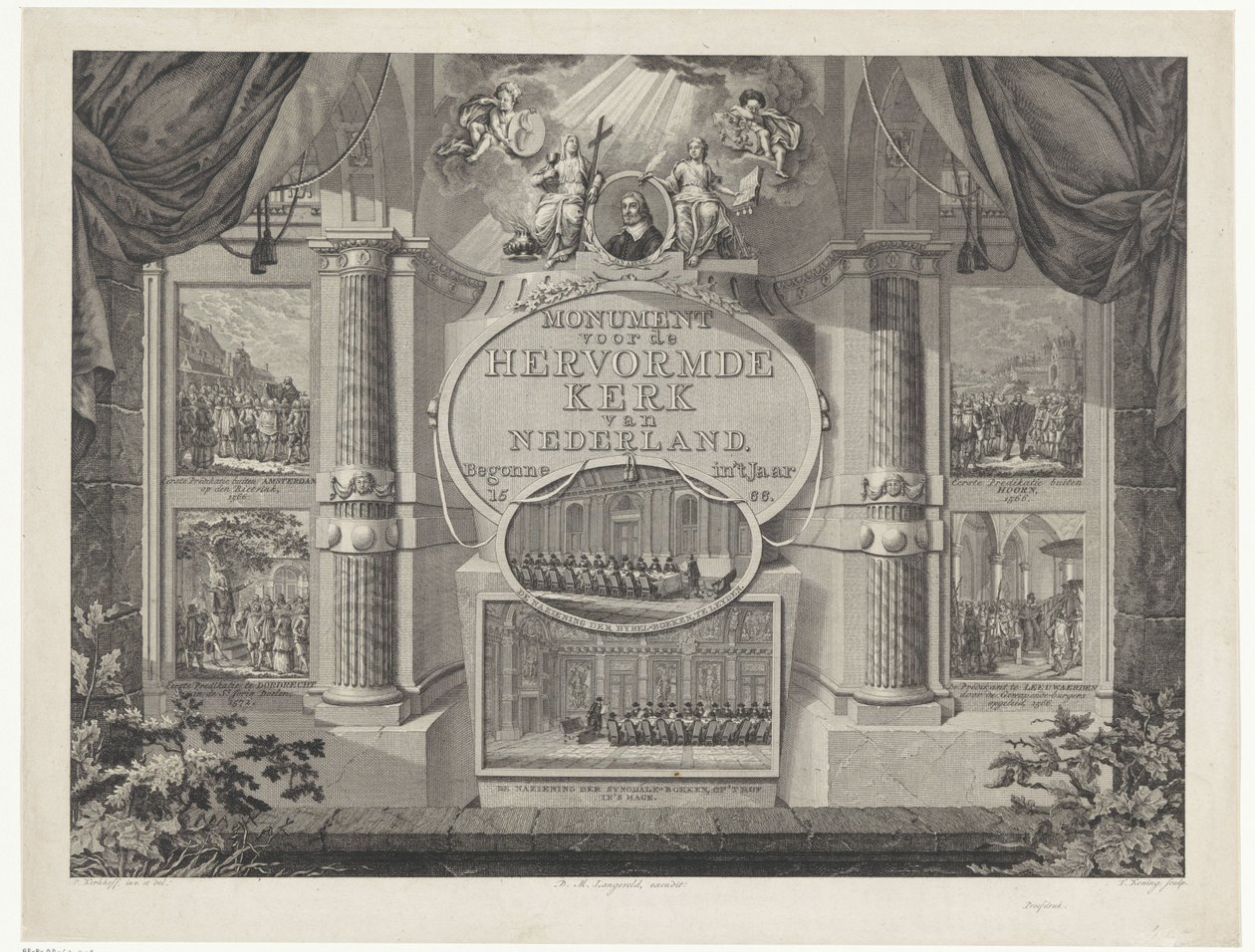 Monumento per la Chiesa Riformata dei Paesi Bassi, dal 1566 da Theodoor Koning