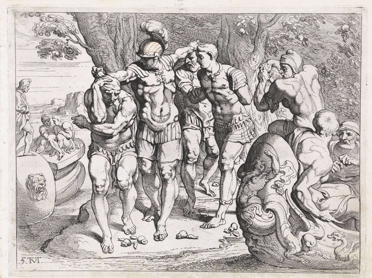 Ulisse nel paese dei mangiatori di loto da Theodoor van Thulden