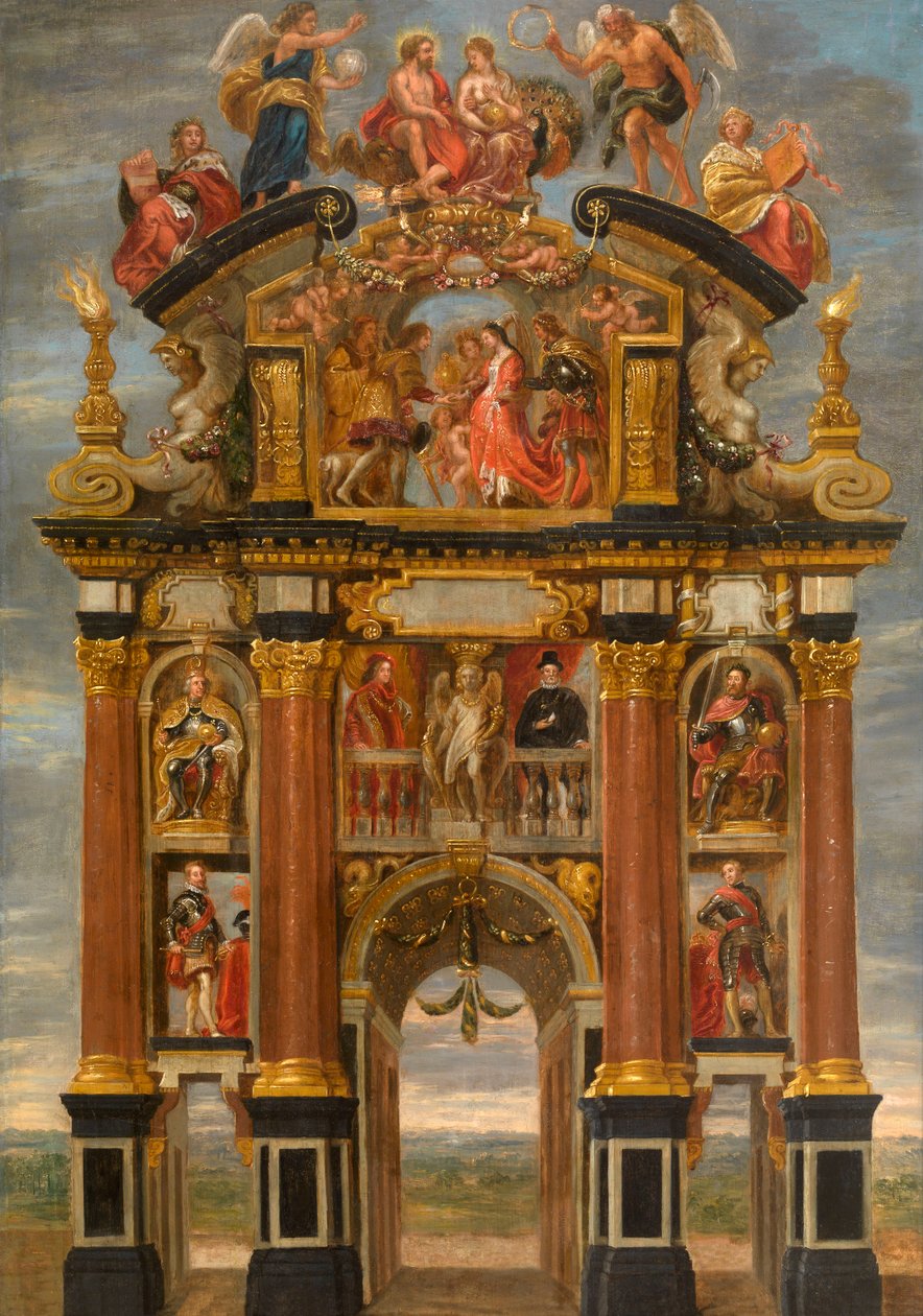 Triumphbogen von König Philipp IV. von Spanien da Theodoor van Thulden