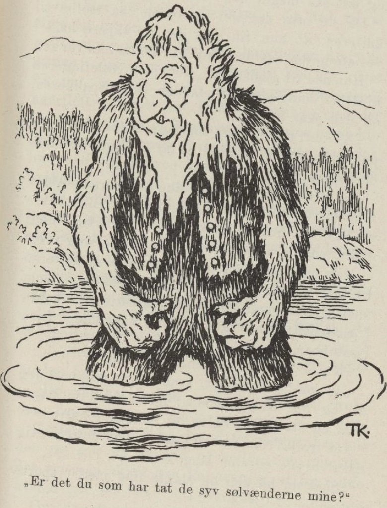 Stivali e il Troll da Theodor Kittelsen