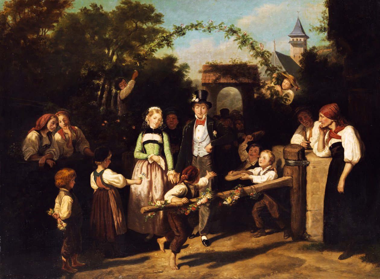 Accoglienza degli sposi da Theodor Schüz