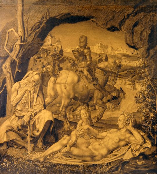 Le tre età della vita - pannello centrale da Theodor Baierl