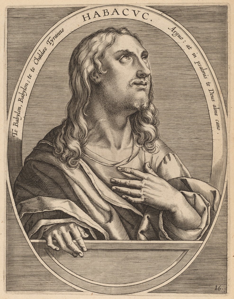 Abacuc da Theodor Galle after Jan van der Straet