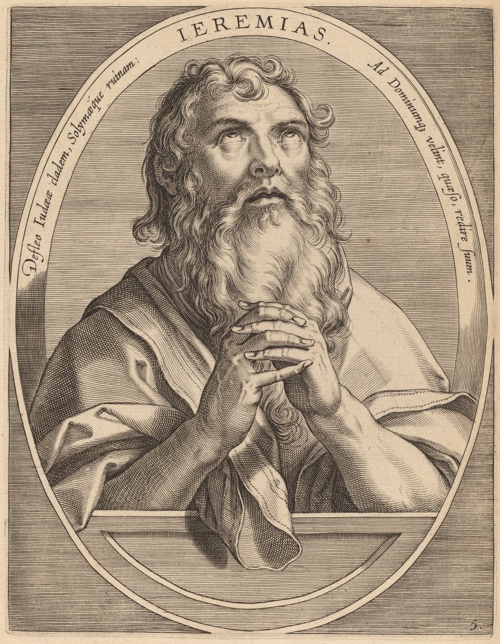 Geremia da Theodor Galle after Jan van der Straet