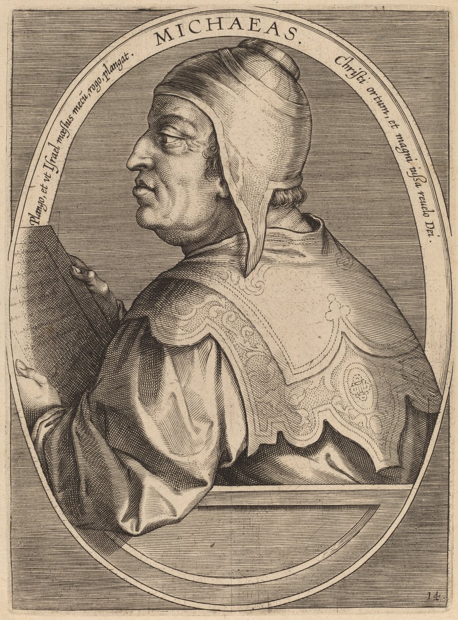Michea da Theodor Galle after Jan van der Straet