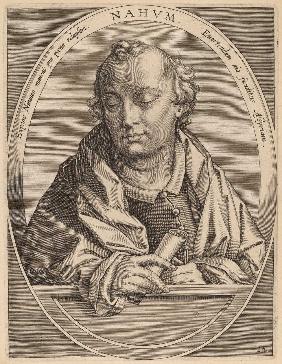 Nahum da Theodor Galle after Jan van der Straet