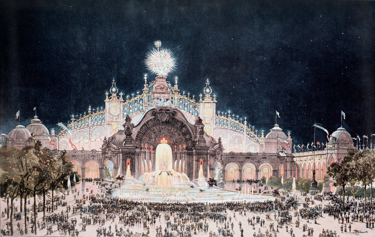 Esposizione universale, vista del palazzo dell