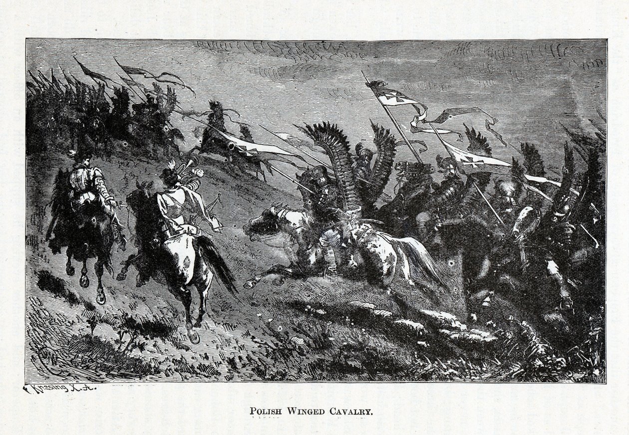 Cavalleria alata polacca, 1882 da Theodor Knesing