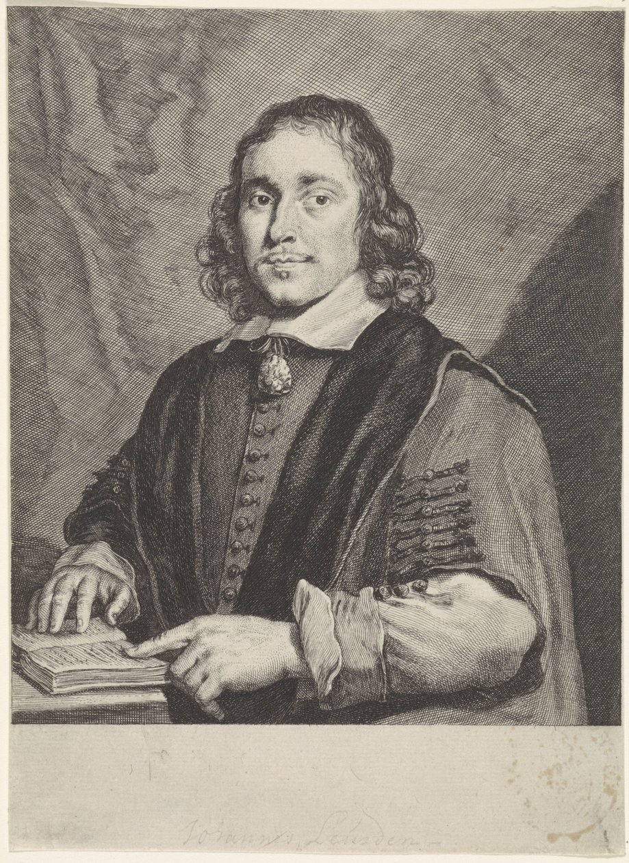Ritratto di Johannes Leusden da Theodor Matham