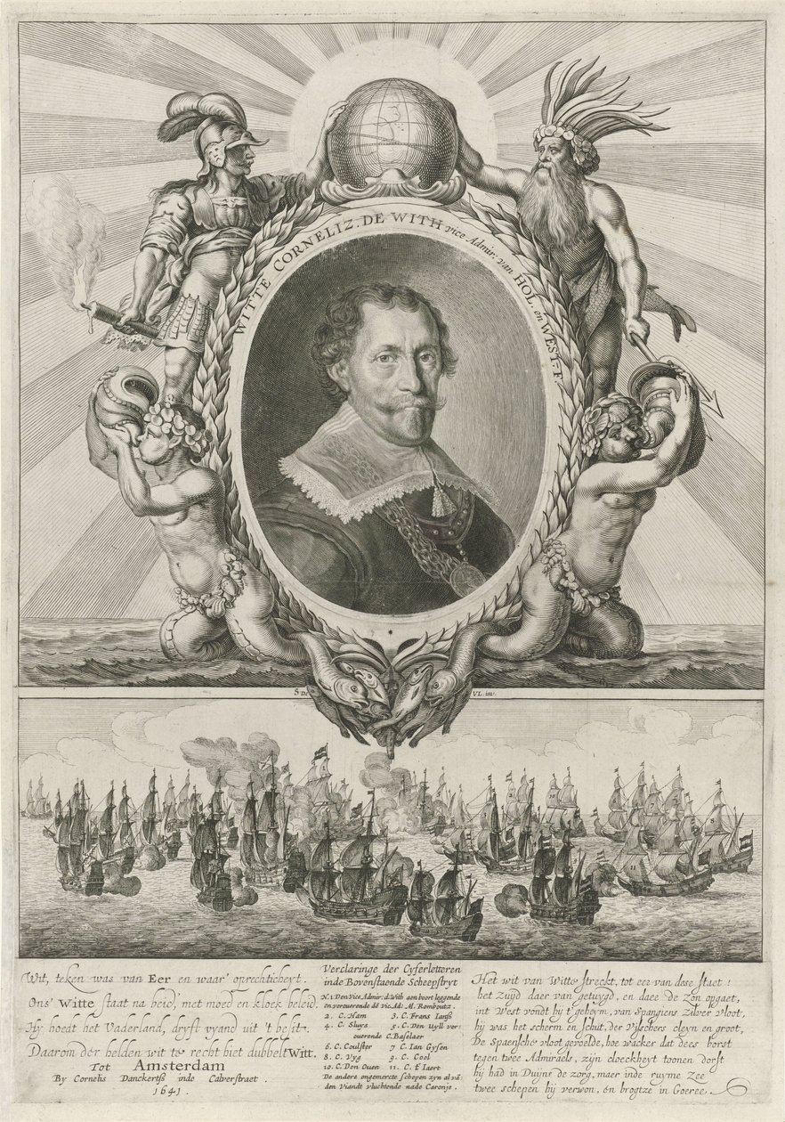 Ritratto di Witte Cornelisz. de With da Theodor Matham
