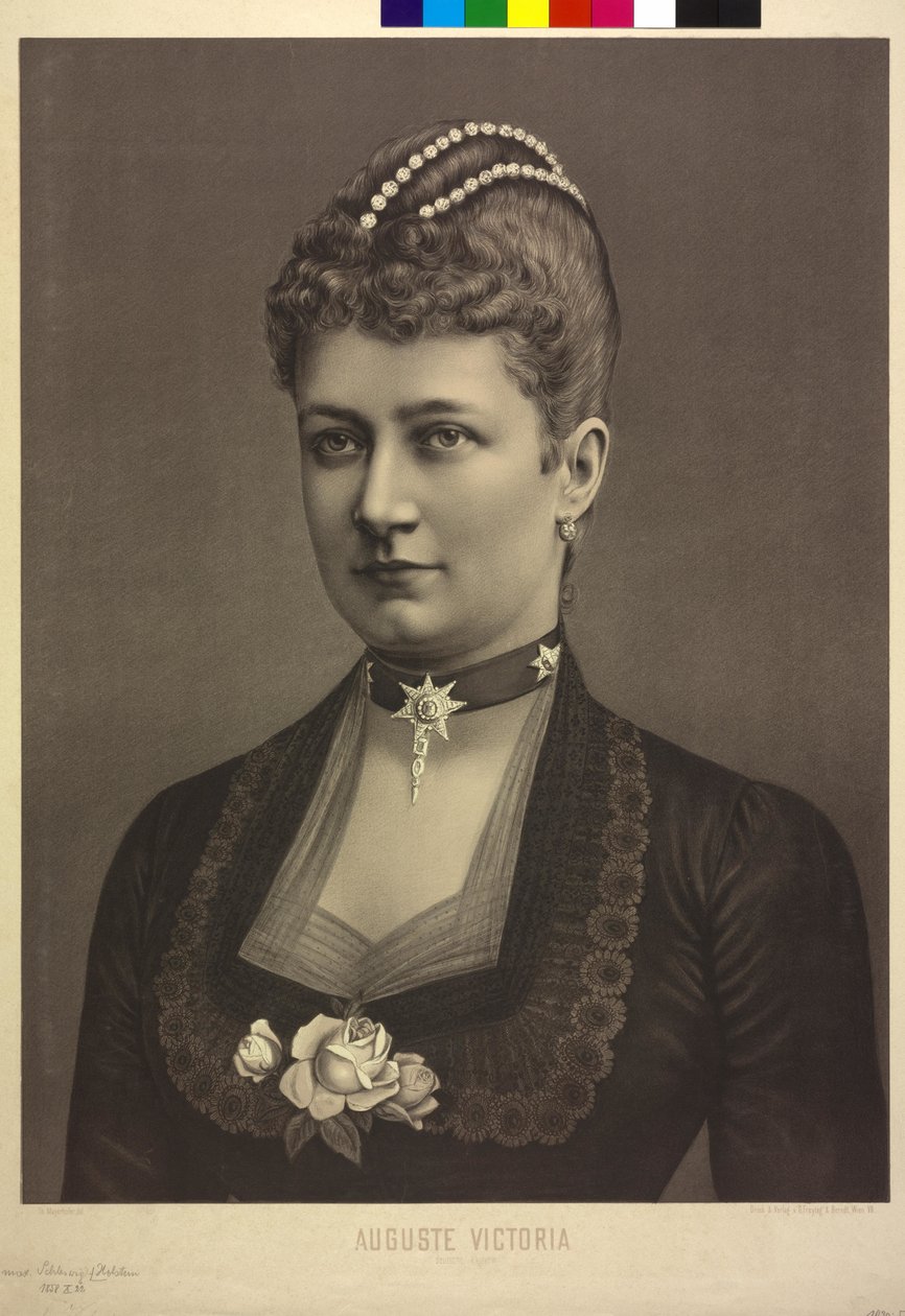 Augusta Vittoria Imperatrice tedesca da Theodor Mayerhofer