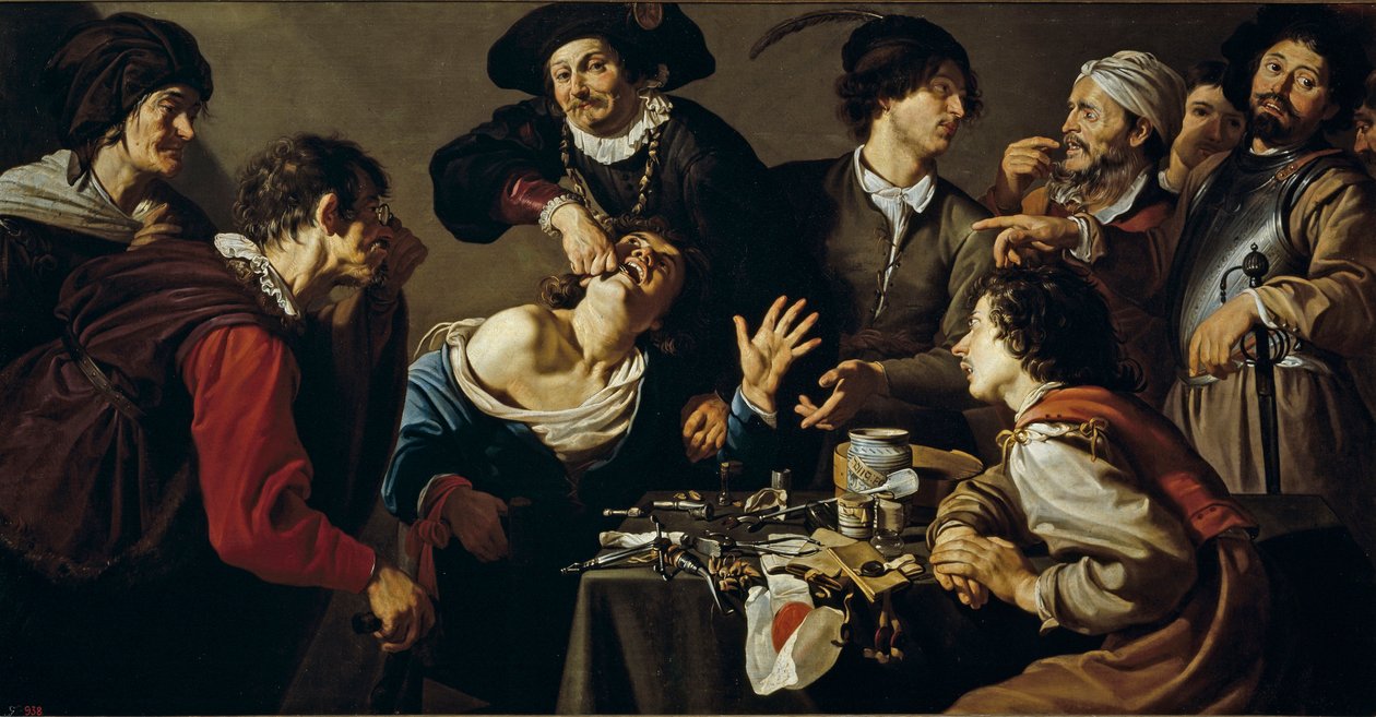 Il ciarlatano da Theodor Rombouts