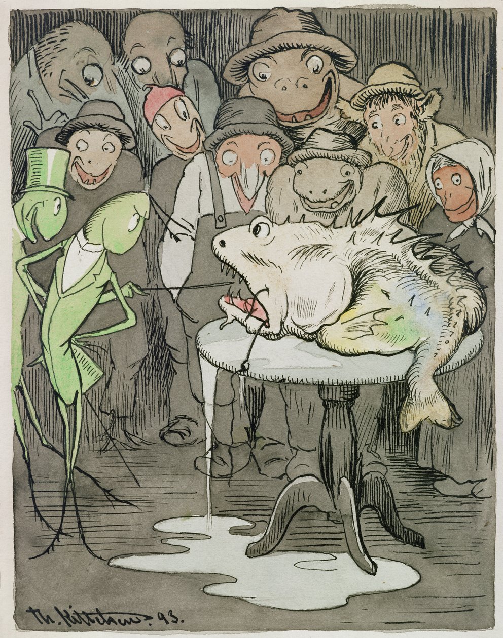 Un animale raro da Theodor Kittelsen