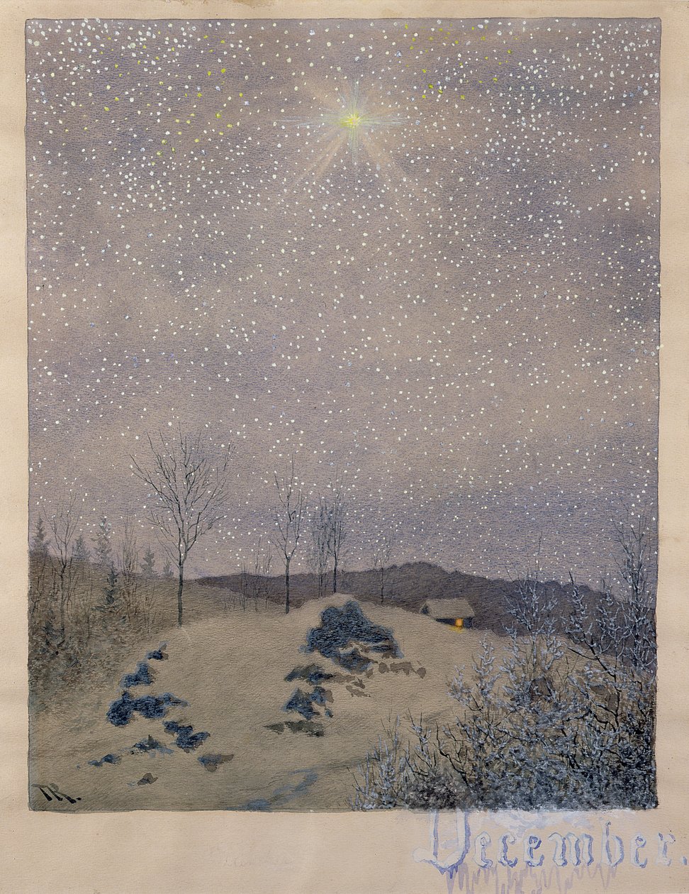 Dicembre da Theodor Kittelsen