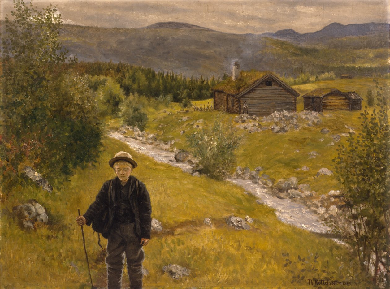 Addio madre da Theodor Kittelsen