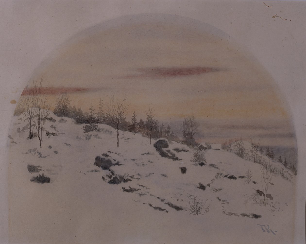 Febbraio da Theodor Kittelsen