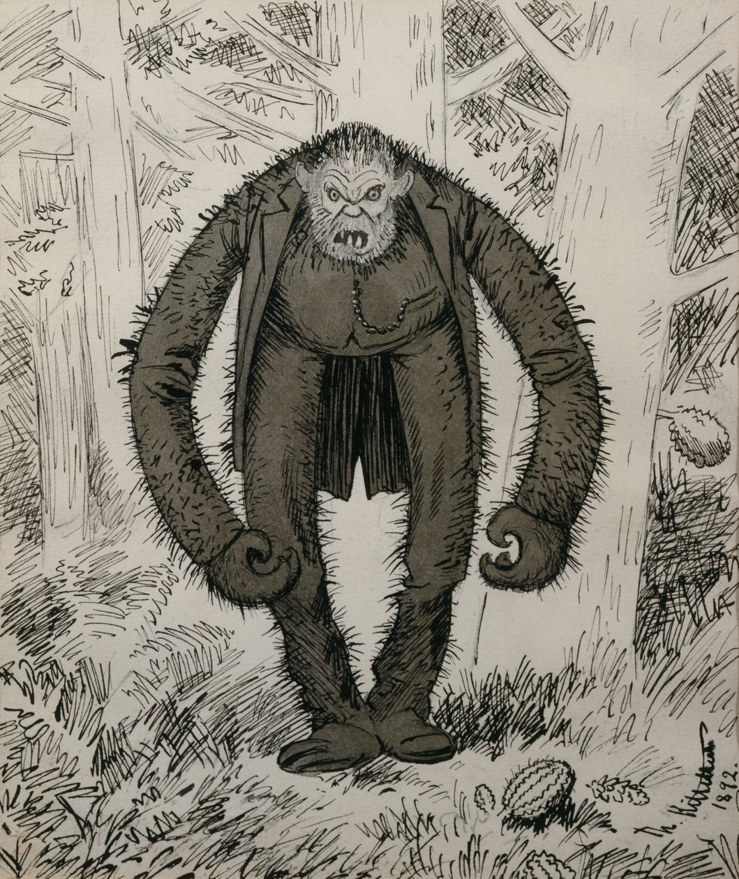 La natura dormiva, quando fu creato da Theodor Kittelsen