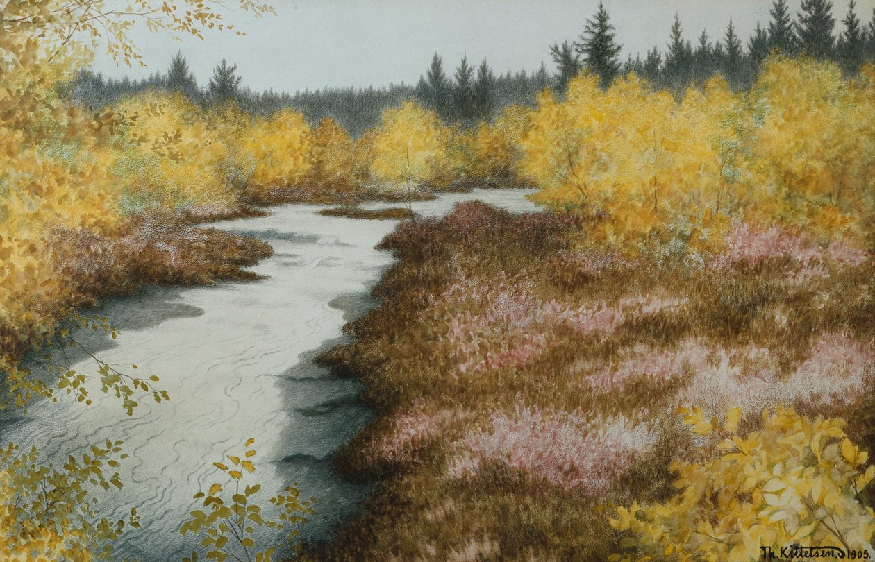 Ruscello da Theodor Kittelsen