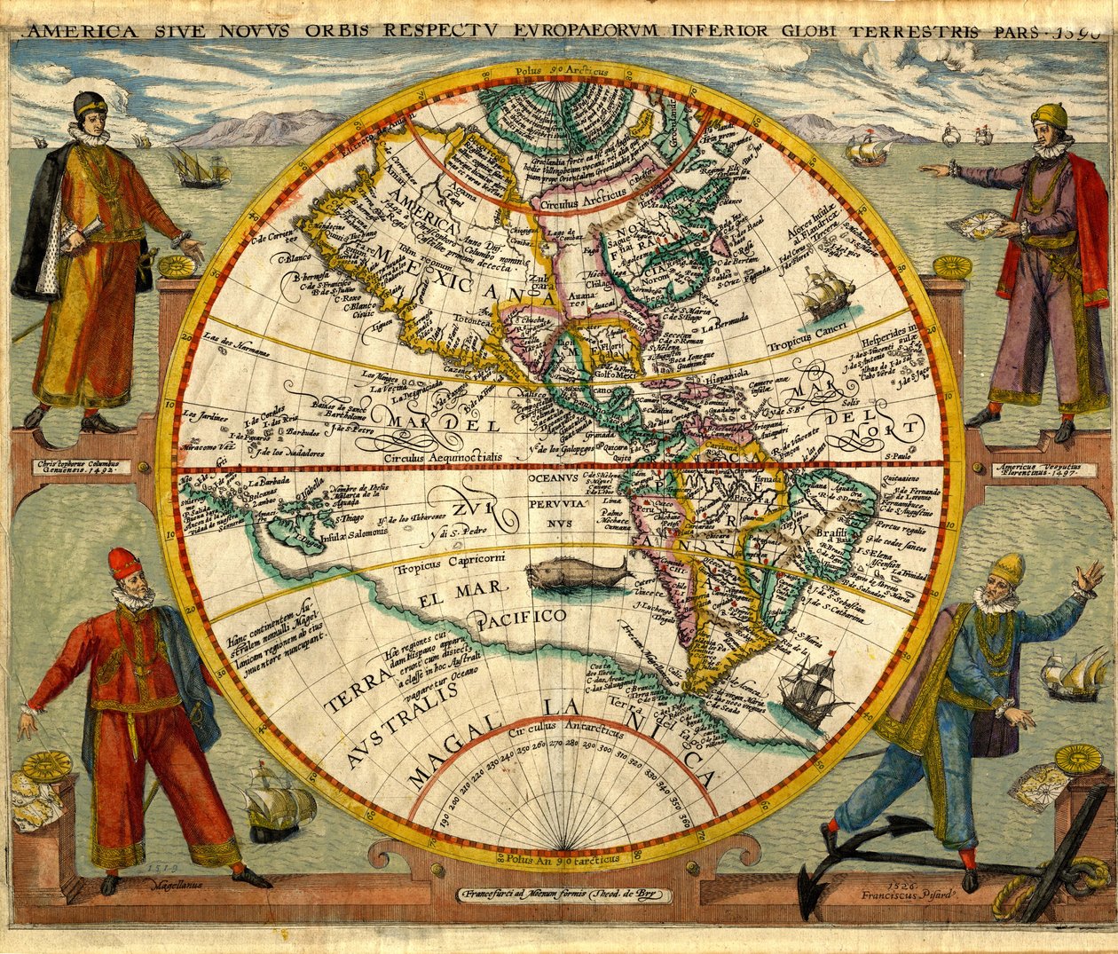 America sive novus orbis... da Theodor de Bry