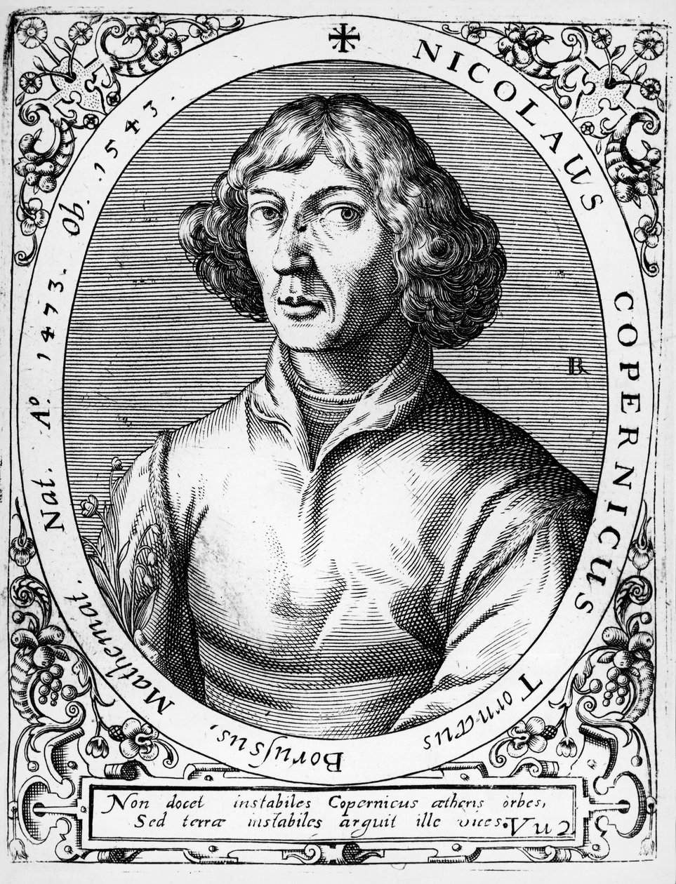 Ritratto di Mikolaj Kopernik noto come Niccolò Copernico (Torun) da Theodor de Bry