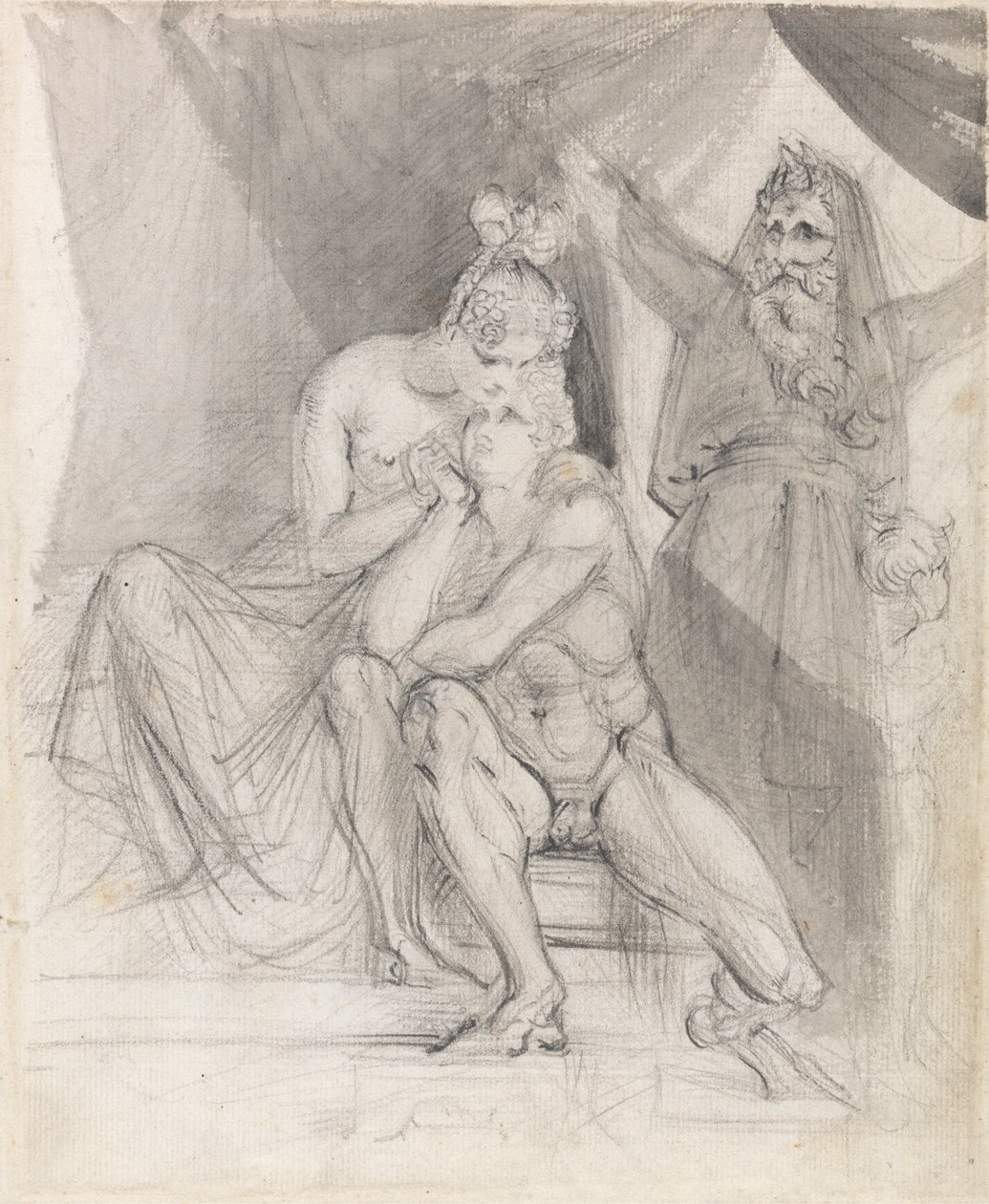 Prospero osserva Ferdinando e Miranda da Theodor von Holst