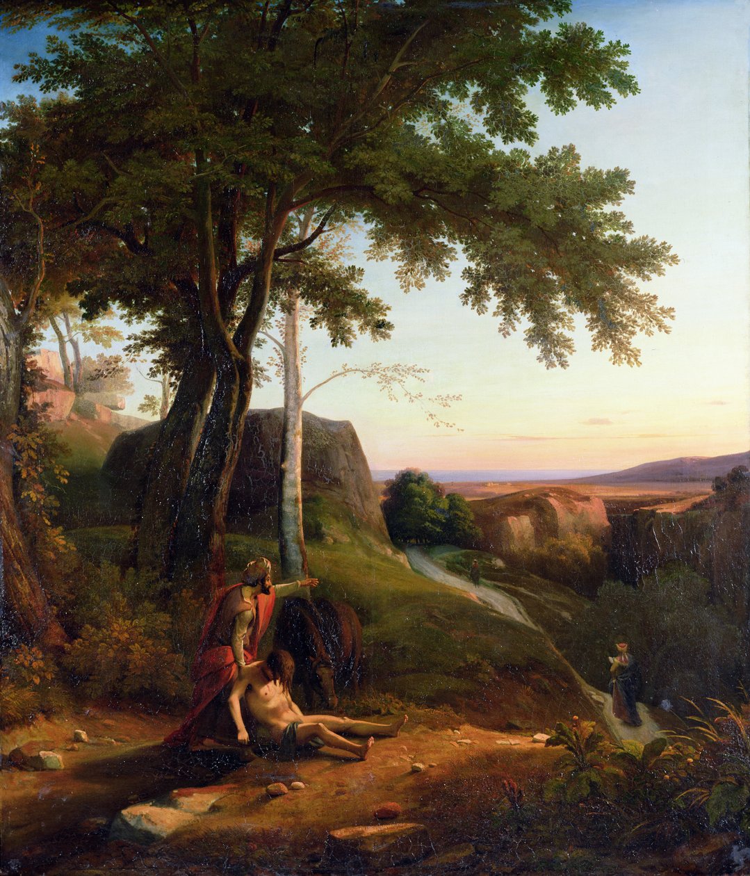 Il Buon Samaritano, 1834 da Theodore Caruelle d Aligny