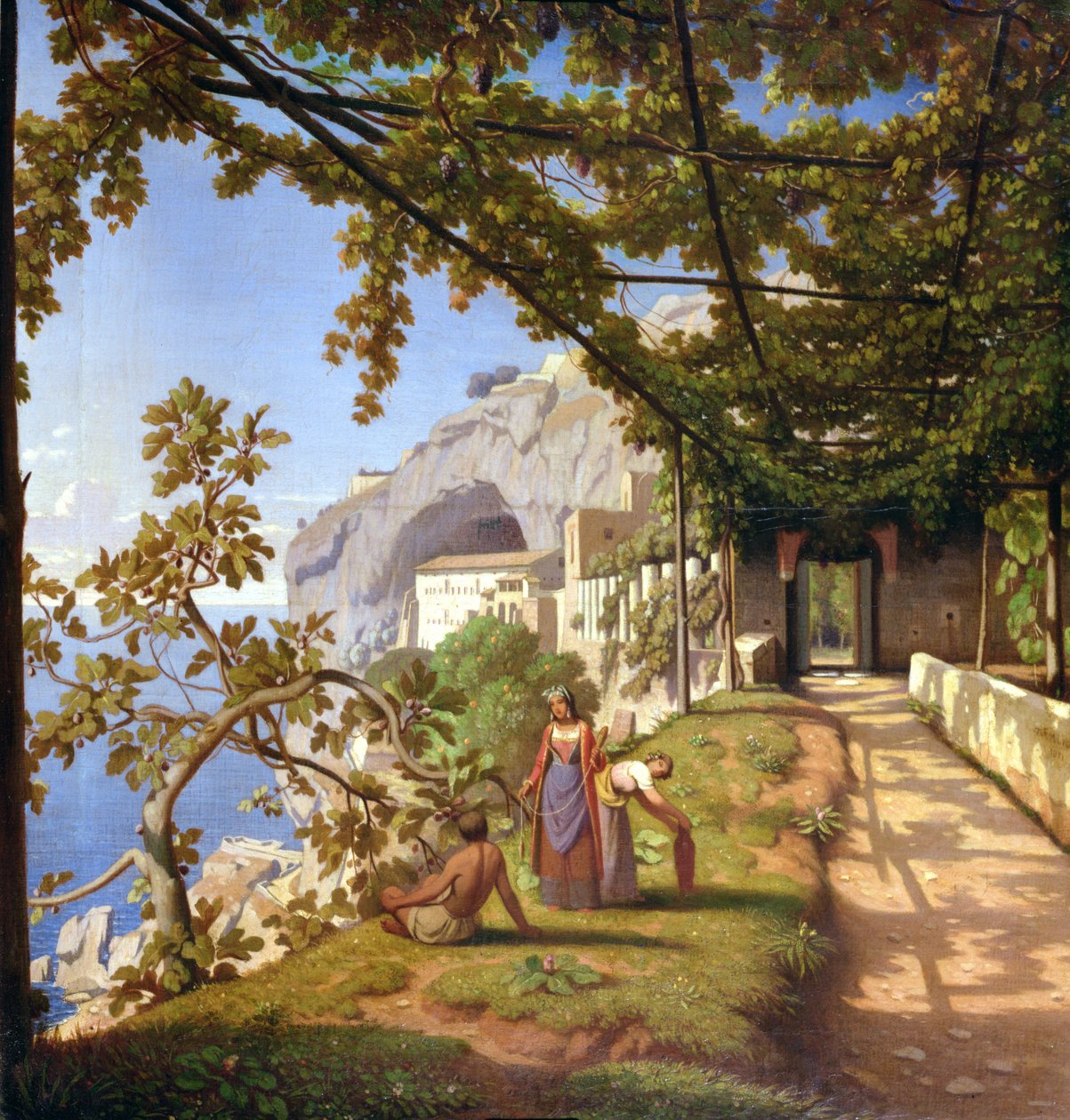 Veduta di Capri da Theodore Caruelle d Aligny