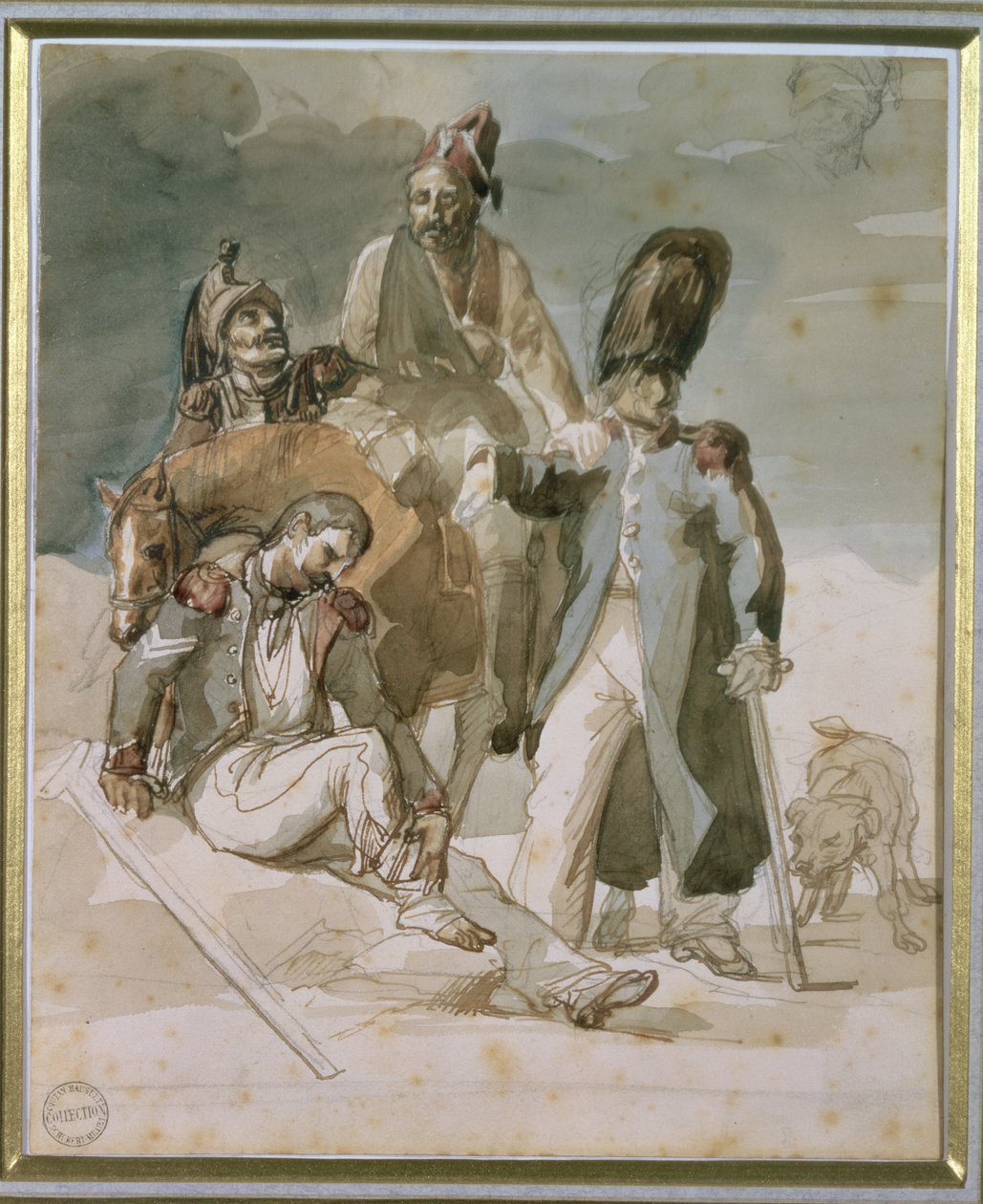 Episodio dalla ritirata di Napoleone dalla Russia nel 1812 da Theodore Gericault