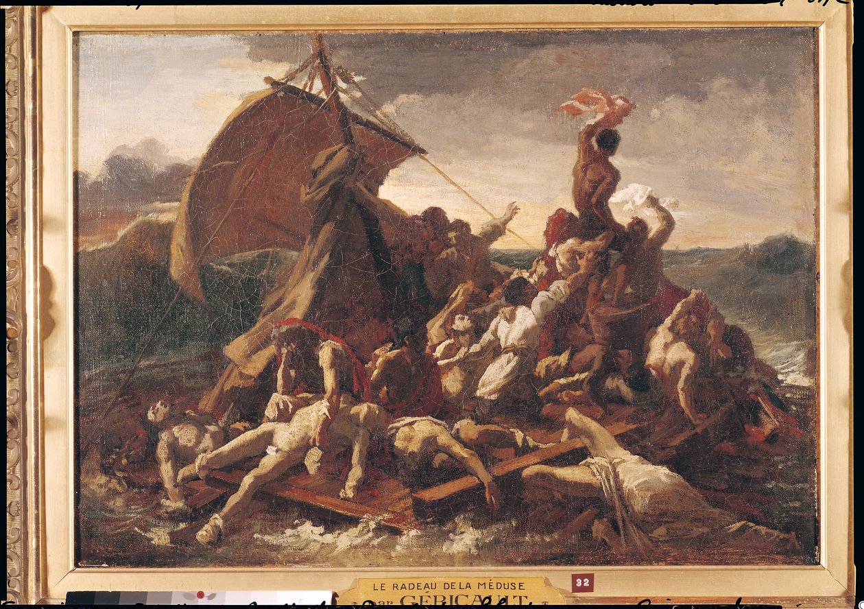 Studio per La zattera della Medusa, 1819 da Theodore Gericault