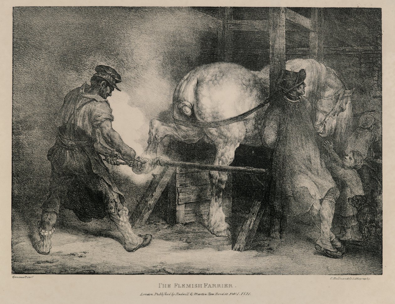 Il maniscalco fiammingo da Theodore Gericault