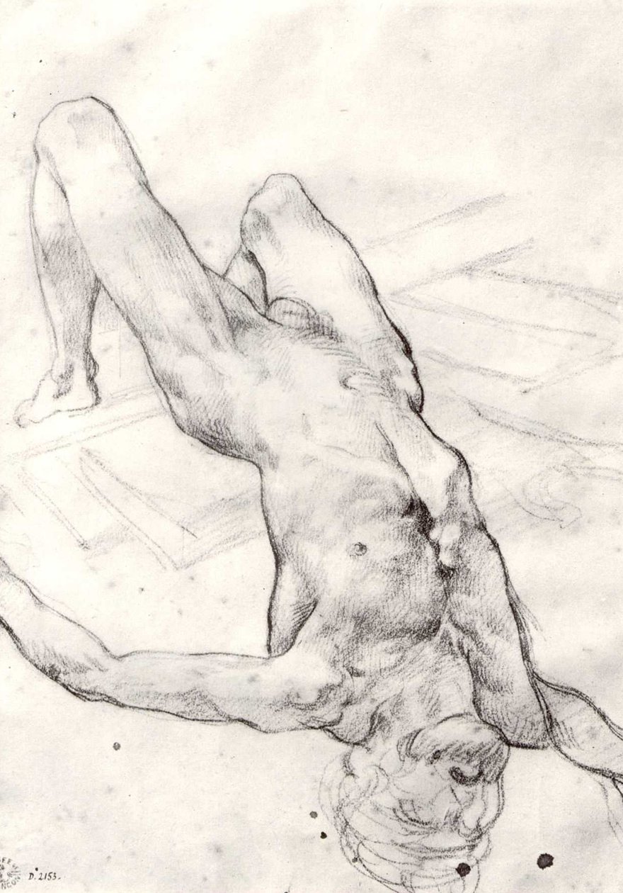 Studio per la Zattera della Medusa da Theodore Gericault