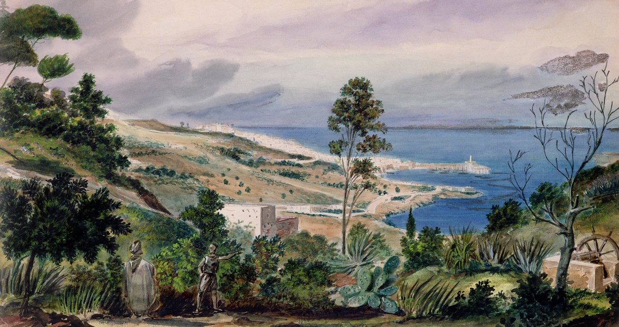 Vista generale di Algeri, c.1835 da Theodore Leblanc