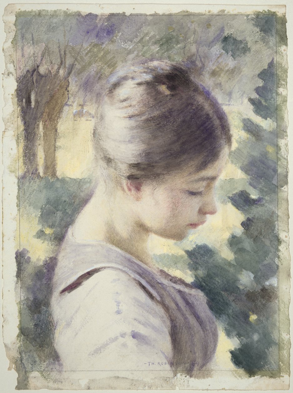 Testa decorativa, 1889 da Theodore Robinson