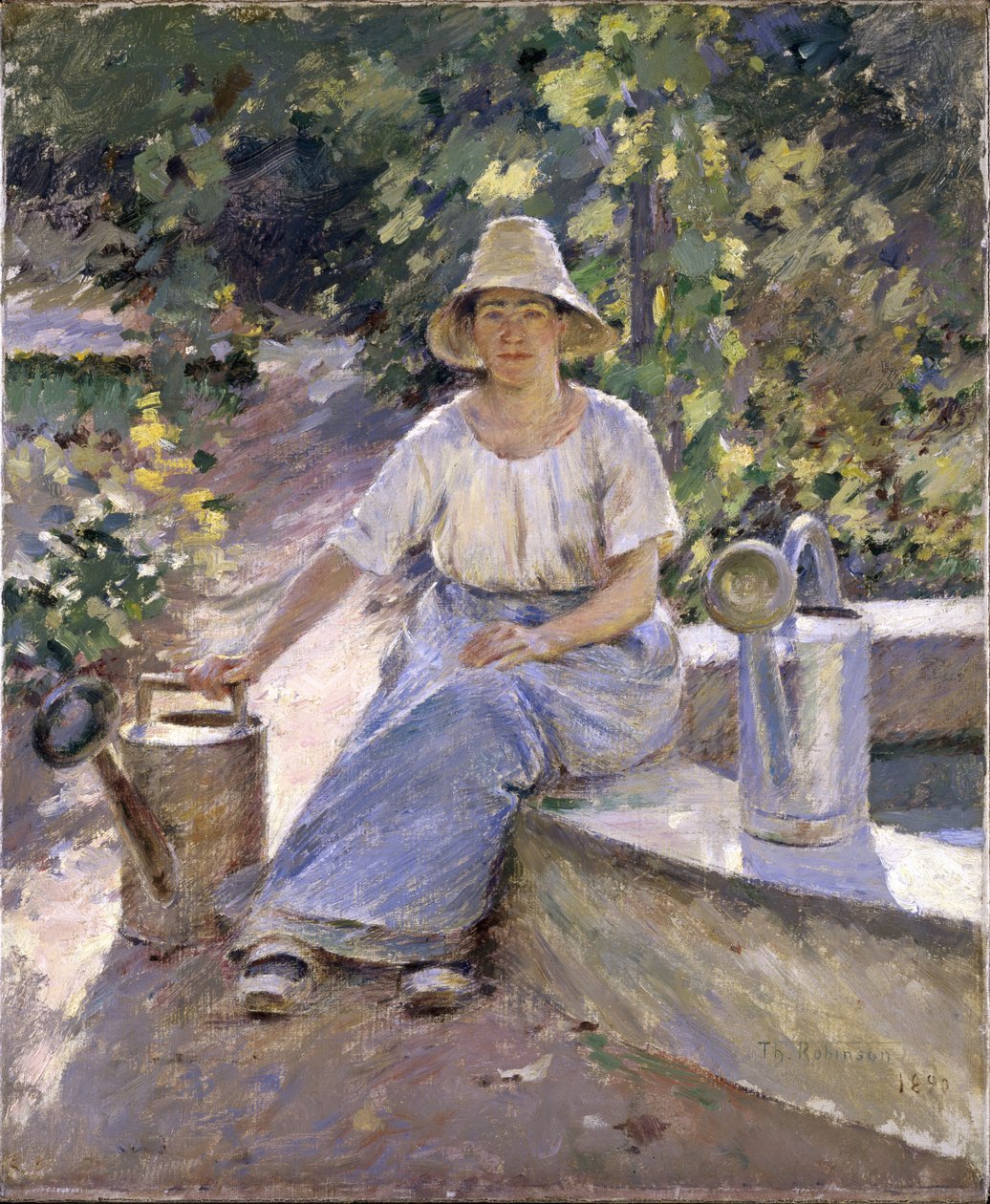 Gli annaffiatoi, 1890 da Theodore Robinson
