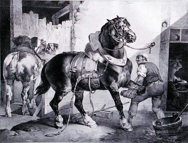La fucina da Theodore (after) Gericault