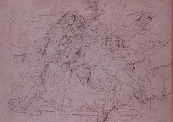 Discesa dalla croce (disegno) da Theodore (attr. to) Gericault