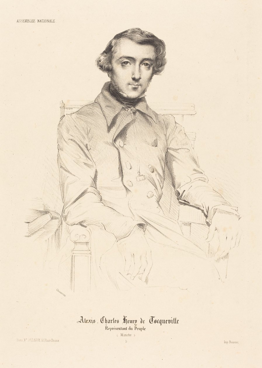 Alexis Charles Henry de Tocqueville da Théodore Chassériau