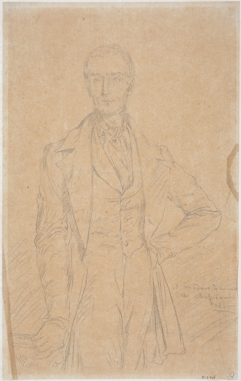 Alphonse de Lamartine da Théodore Chassériau