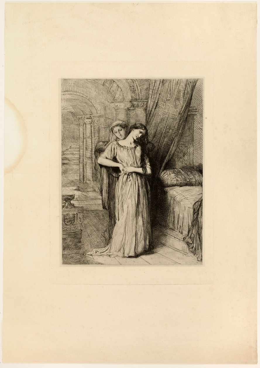 Se muoio prima di te, tavola otto da Otello da Théodore Chassériau