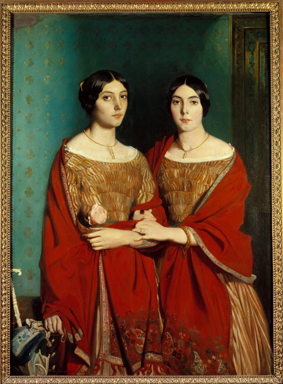 Miss Chasseriau detta le due sorelle. Ritratto di Adele e Aline, sorelle dell